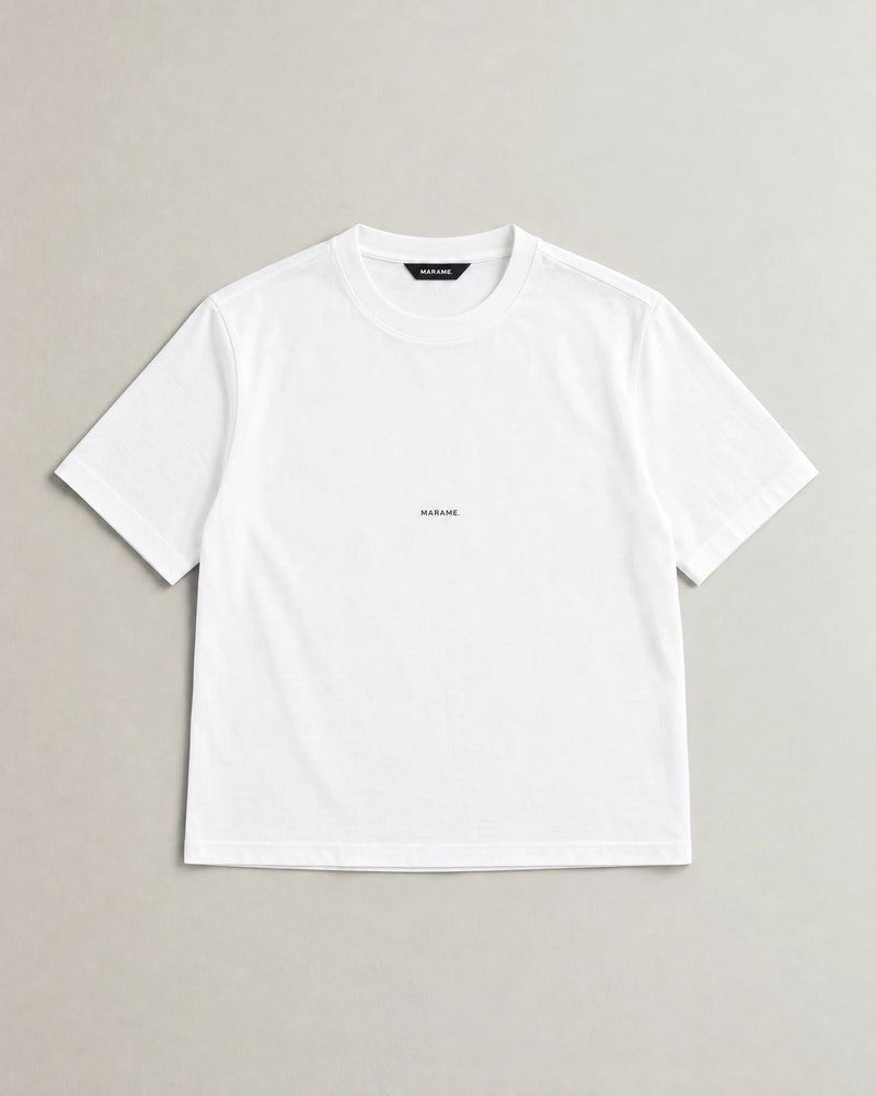 Relaxed Fit Logo T-Shirt campaign 09|White