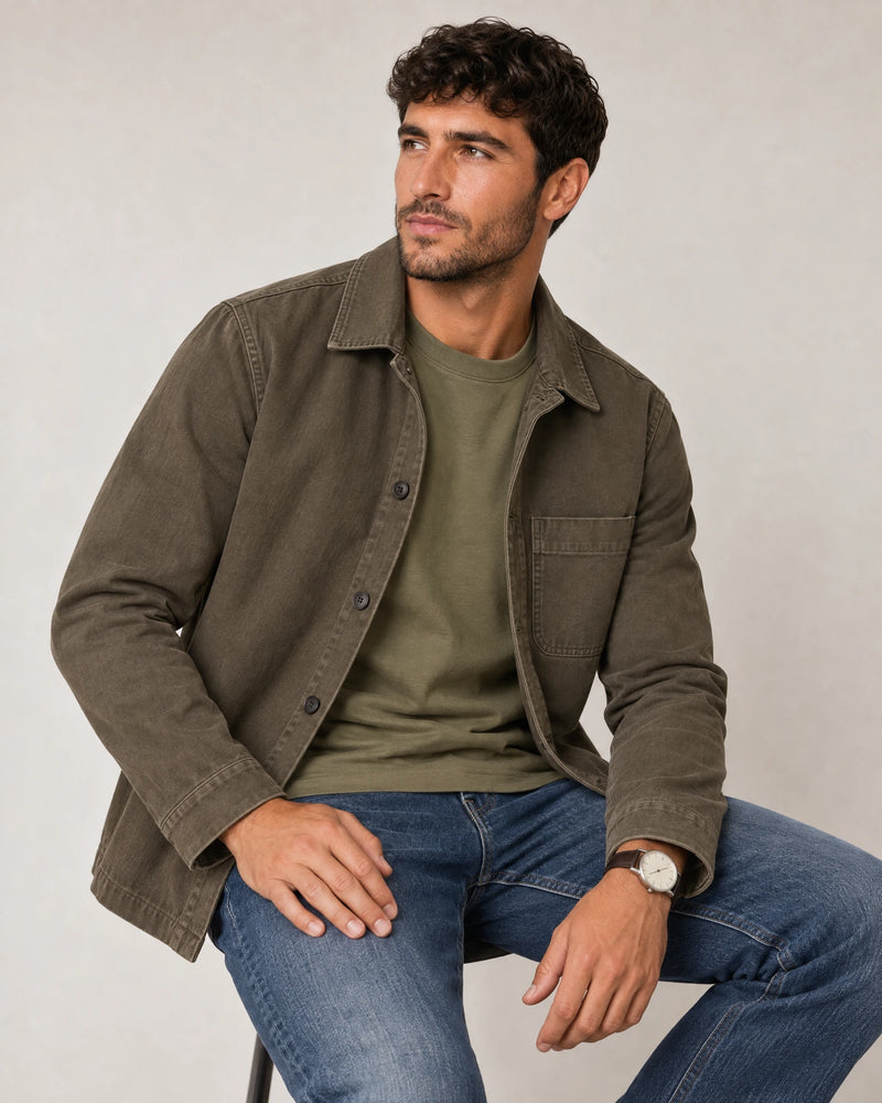 Relaxed Fit T-Shirt campaign 07|Olive