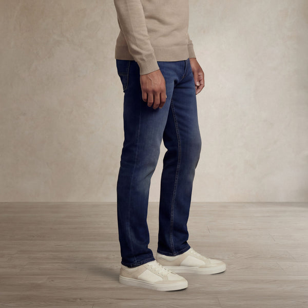 |navy wash denim