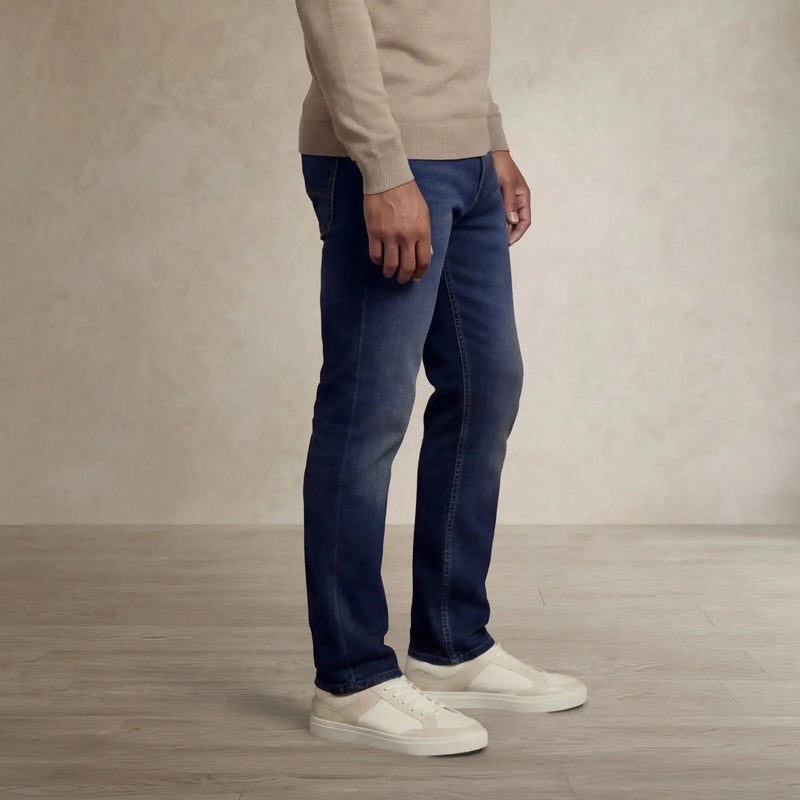 |navy wash denim