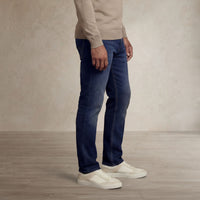 |navy wash denim