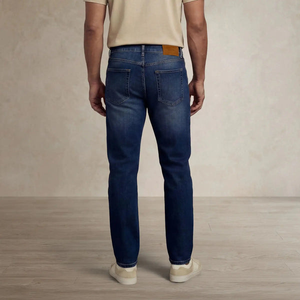 |navy wash denim