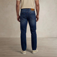 |navy wash denim
