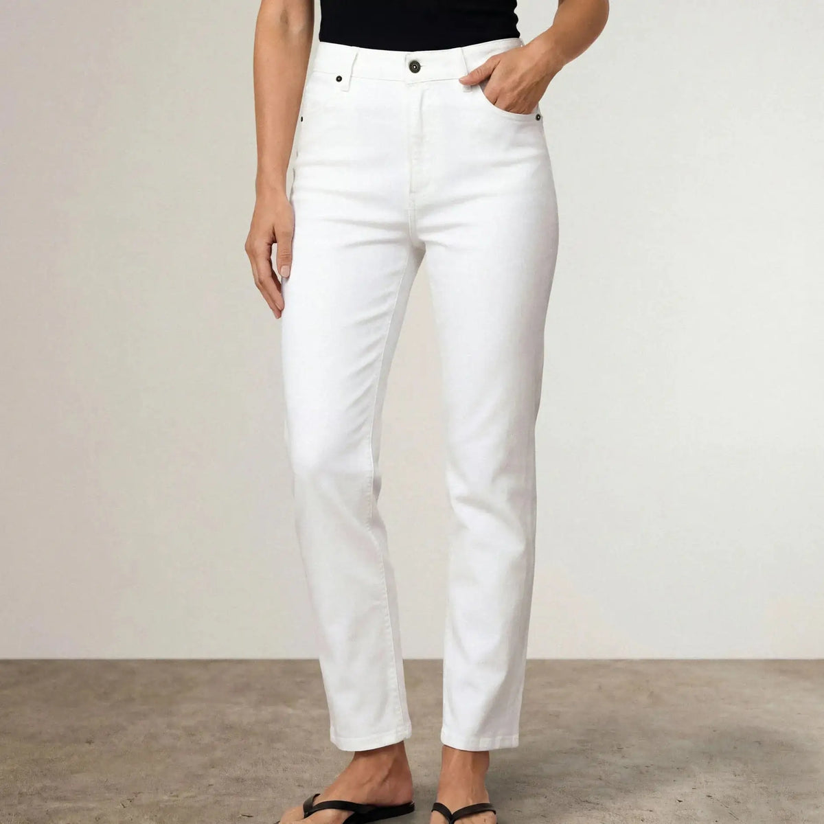 
Jeans mit geradem Bein