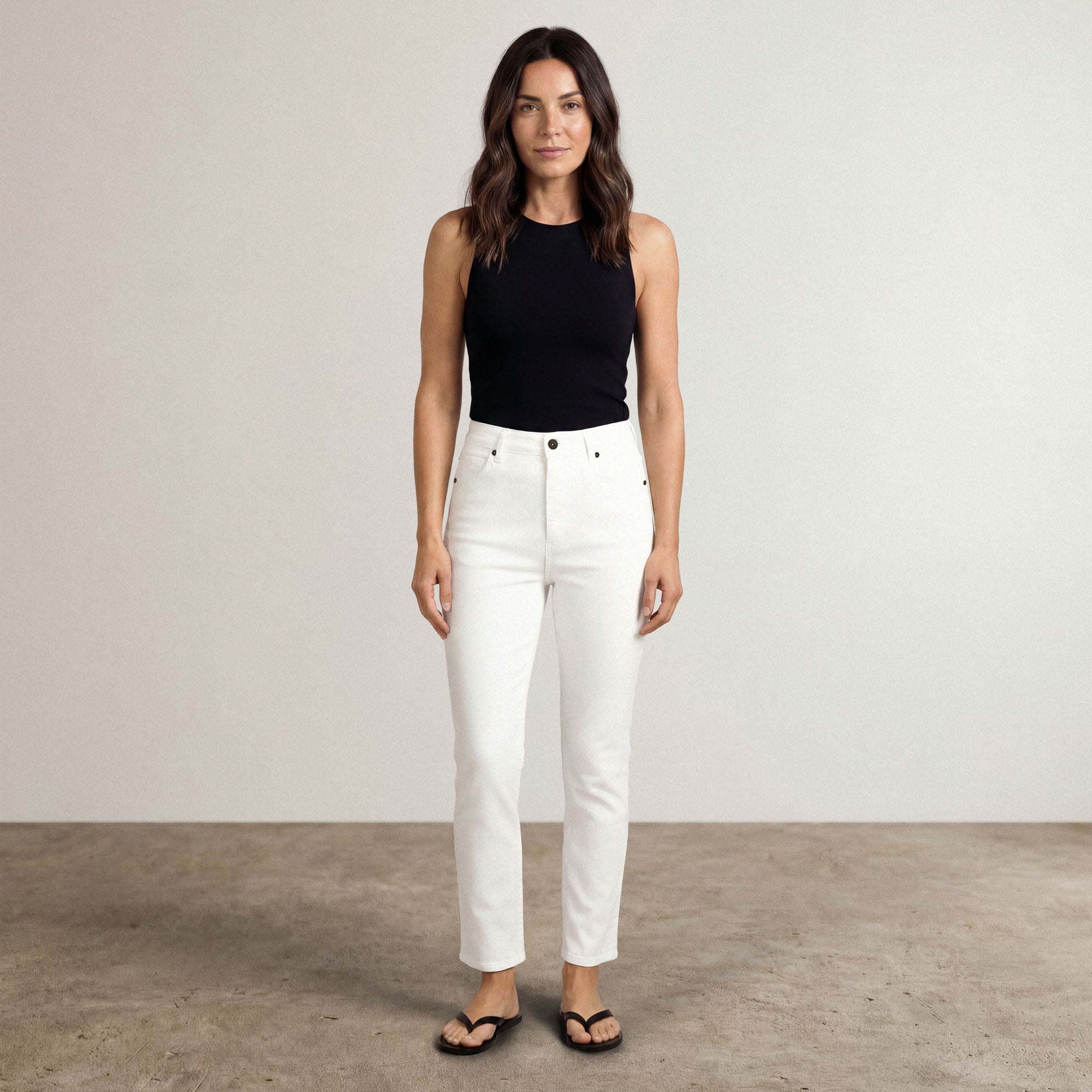 |white cotton denim