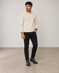 Slim Leg Jeans campaign 02|black denim