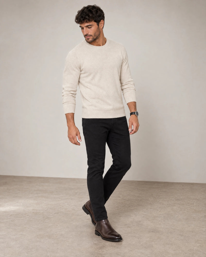 Slim Leg Jeans campaign 06|black denim