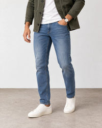 Slim Leg Jeans campaign 05|classic wash denim