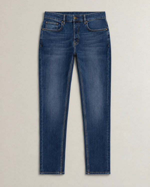Slim Leg Jeans campaign 09|navy wash denim