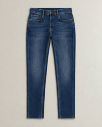 Slim Leg Jeans campaign 09|navy wash denim