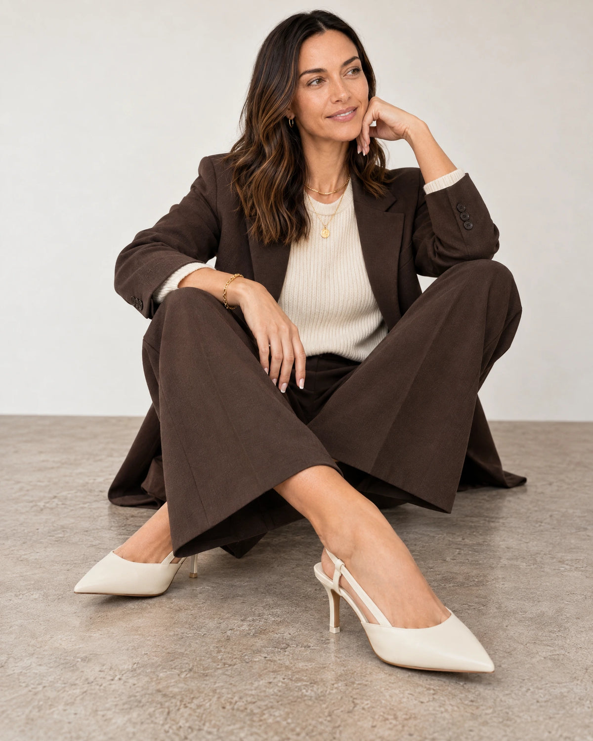 
Slingback Leather Heels campaign 06