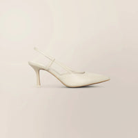 Slingback Leather Heels