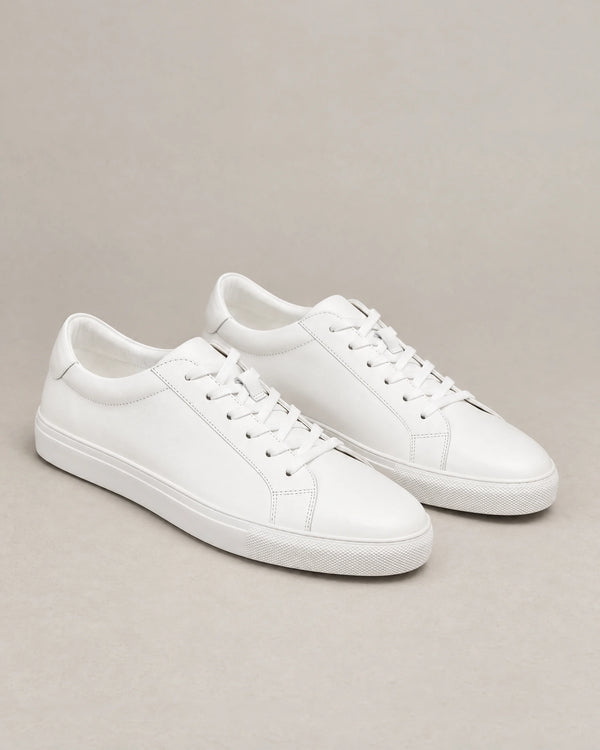 Smart Leather Trainers campaign 03|white