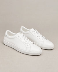 Smart Leather Trainers campaign 03|white