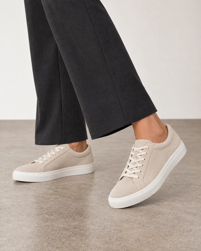 Smart Suede Trainers campaign 02|grey