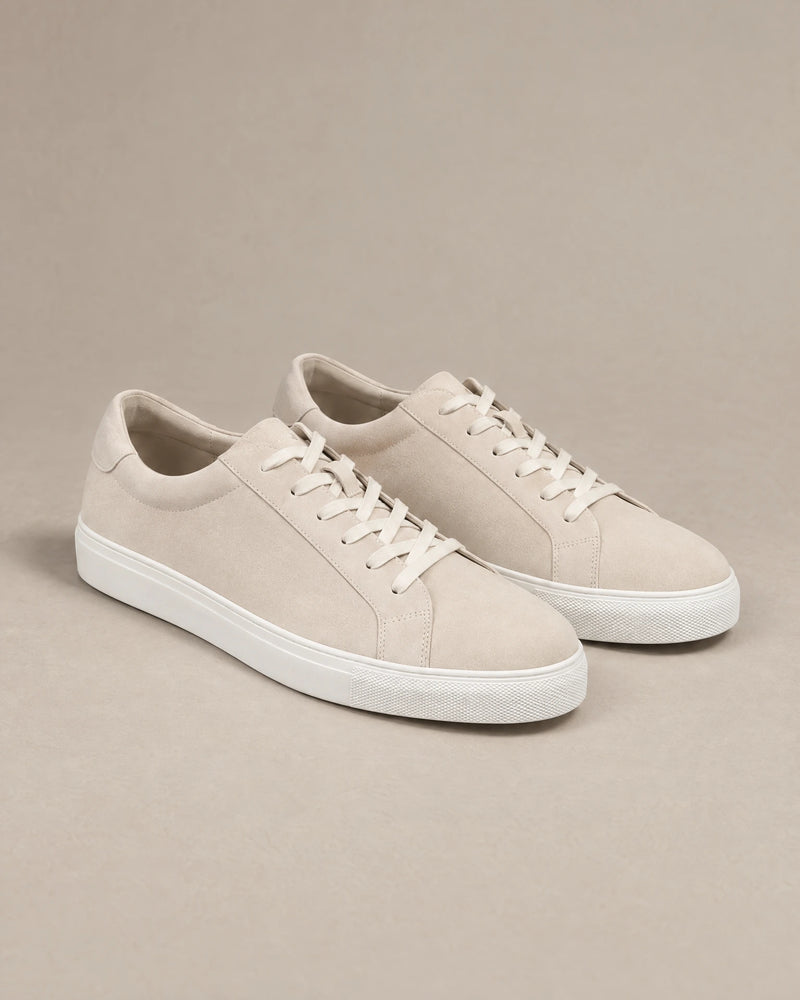 Smart Suede Trainers campaign 03|grey
