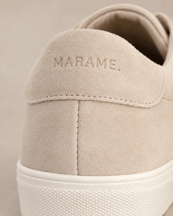 Smart Suede Trainers campaign 05|grey