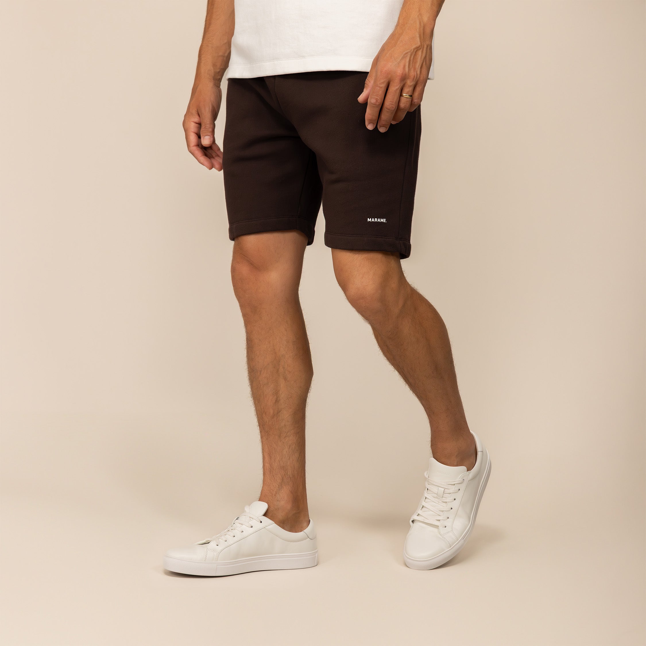 Cotton Fleece Lounge Shorts