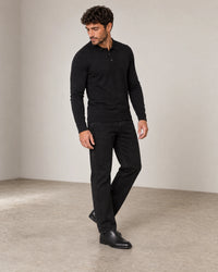 Straight Leg Jeans campaign 06|black denim