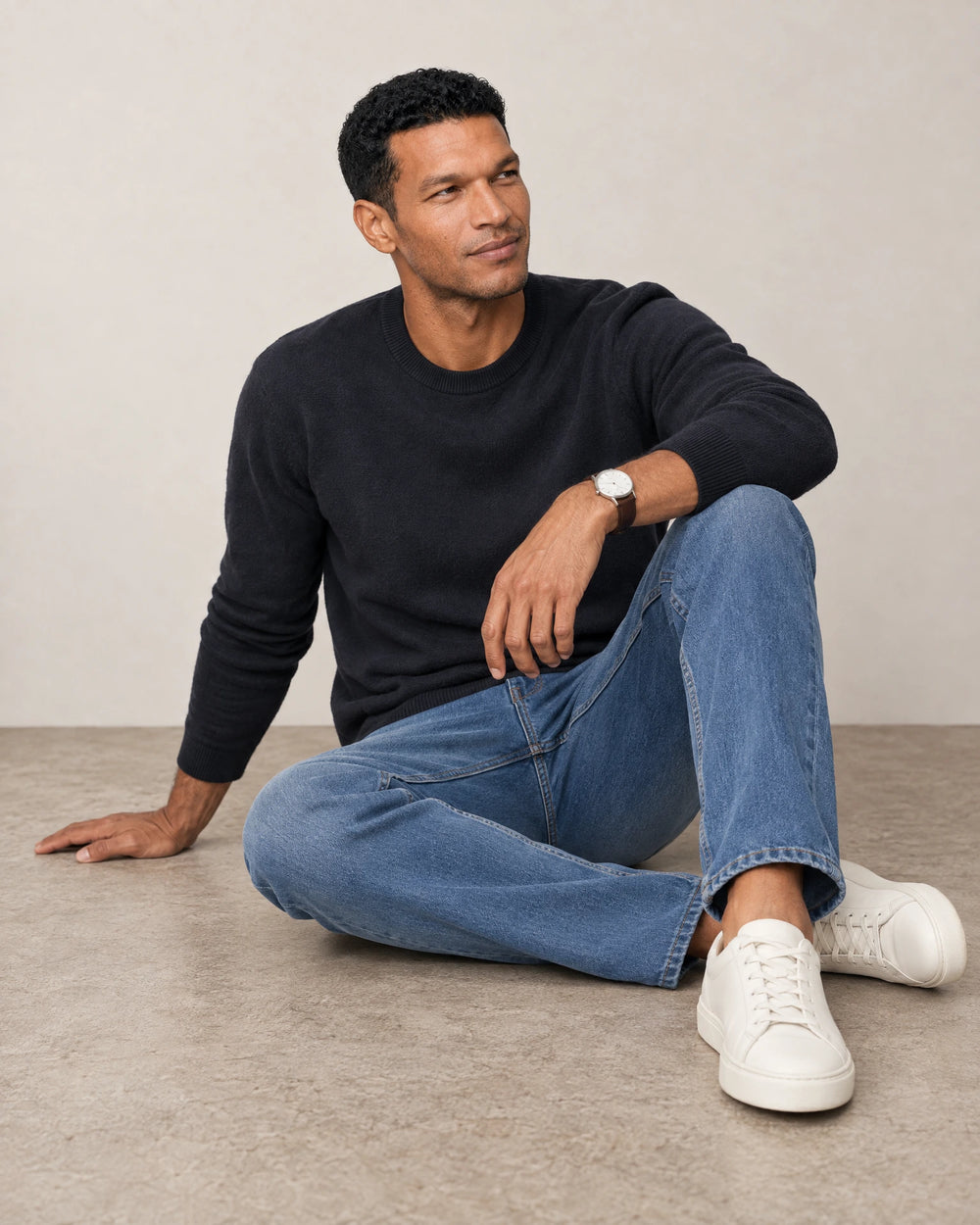 Straight Leg Jeans campaign 07|classic wash denim