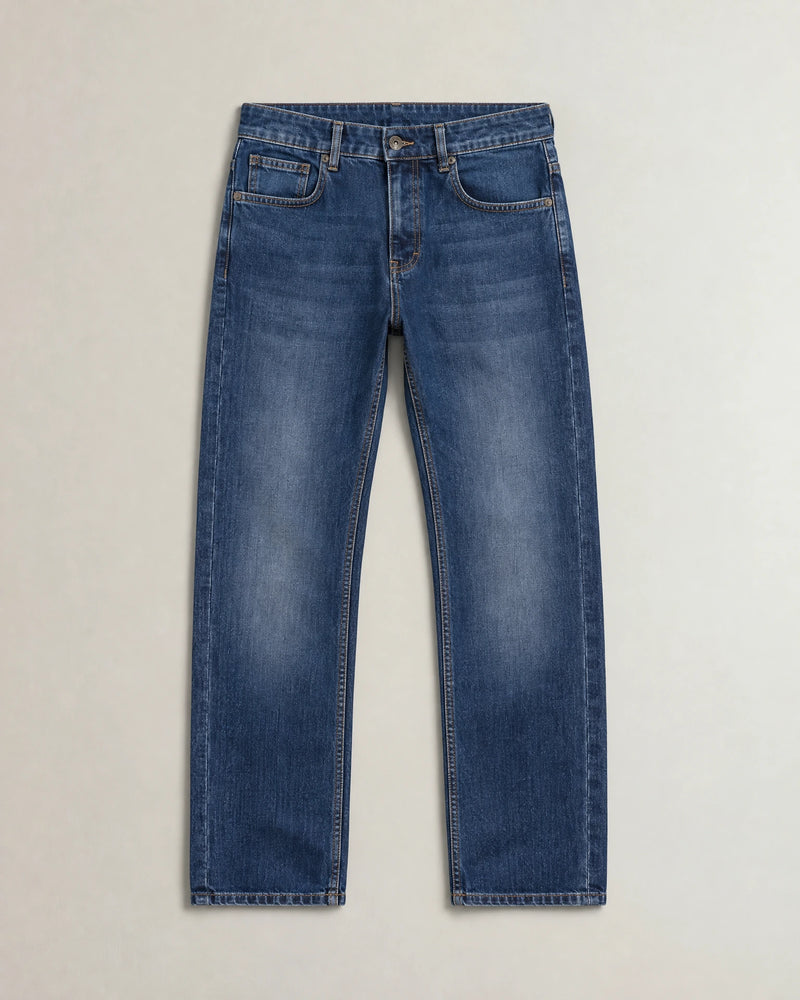 Straight Leg Jeans campaign 09|navy wash denim