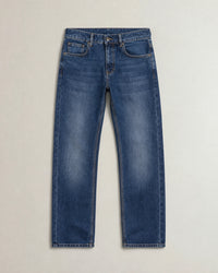 Straight Leg Jeans campaign 09|navy wash denim