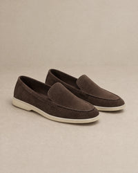 Suede Loafers campaign 03|burnt brown