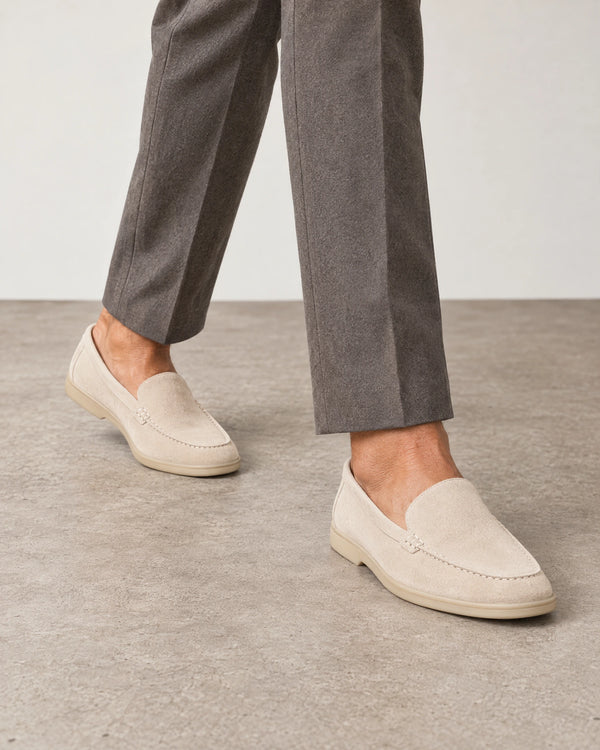 Suede Loafers campaign 02|grey