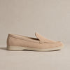Suede Loafers campaign 04|sandstone