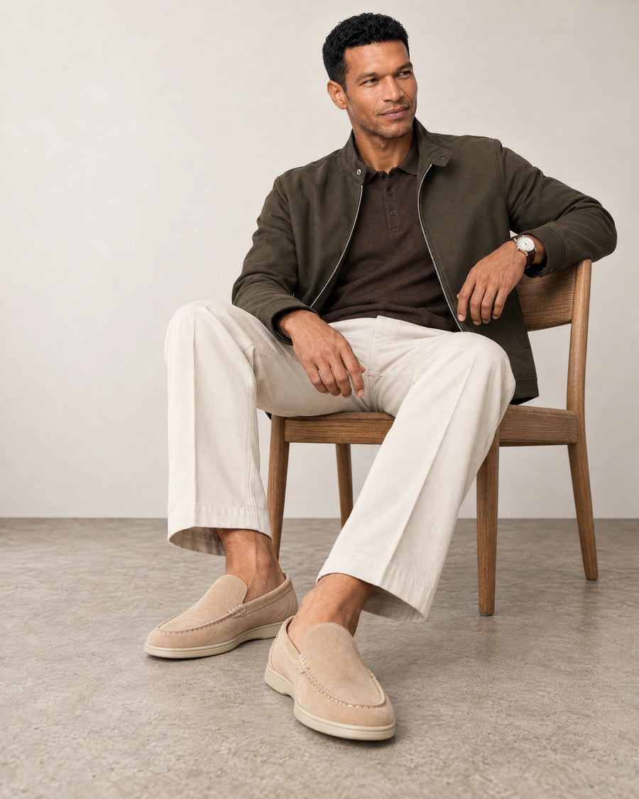 
Suede Loafers campaign 06