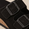 Suede Sandals campaign 05|black