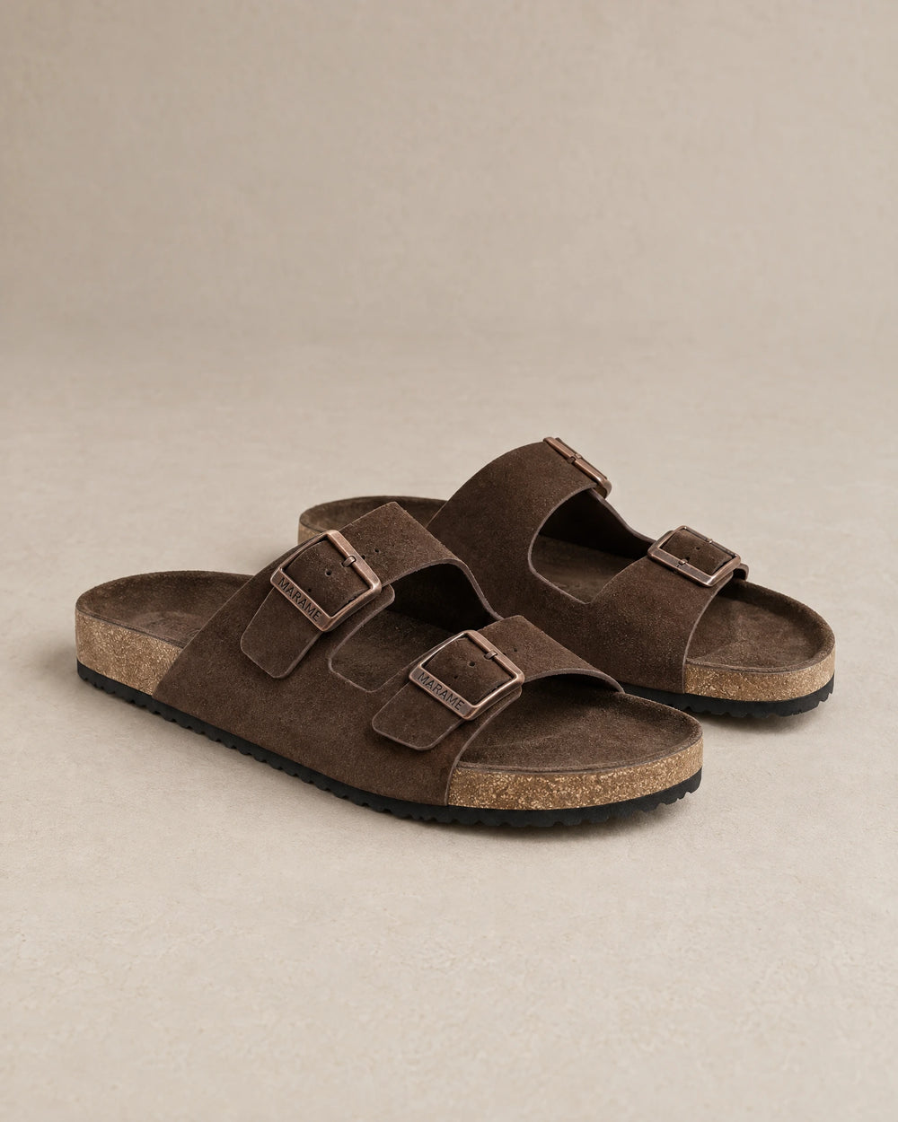 Suede Sandals campaign 03|brown