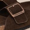 Suede Sandals campaign 05|brown