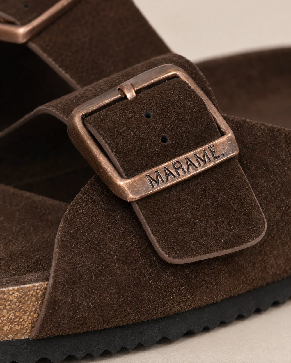 Suede Sandals campaign 05|brown