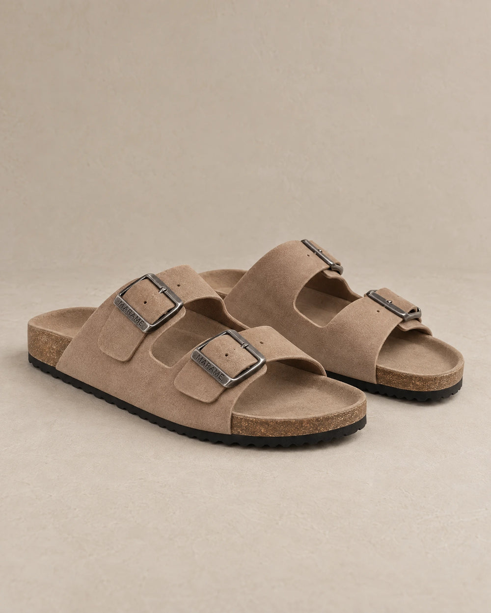Suede Sandals campaign 03|clay