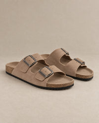 Suede Sandals campaign 03|clay