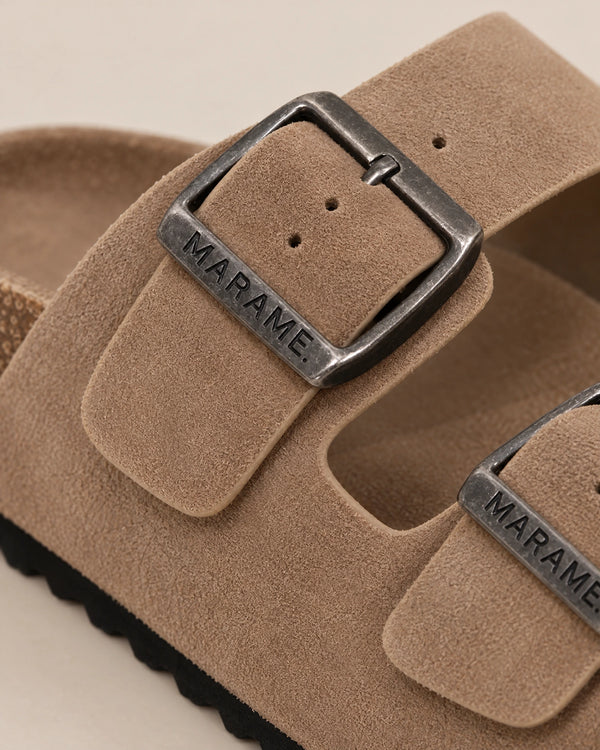 Suede Sandals campaign 05|clay