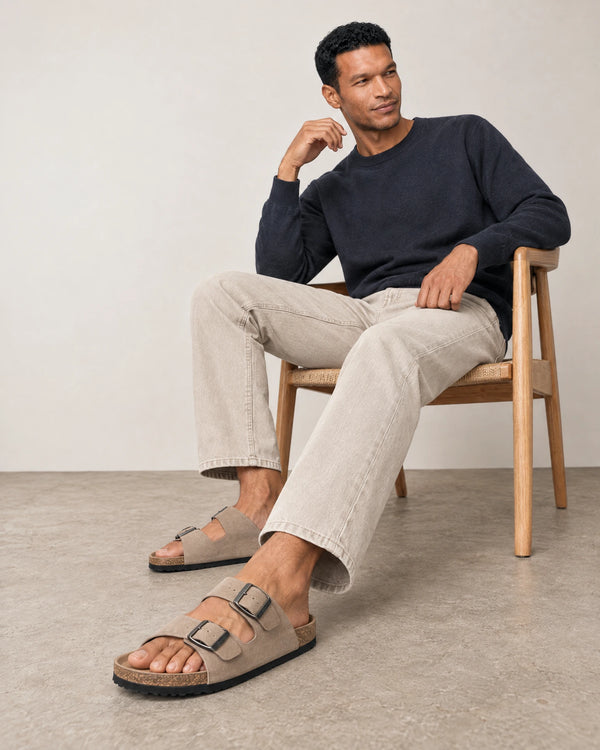 Suede Sandals campaign 06|clay