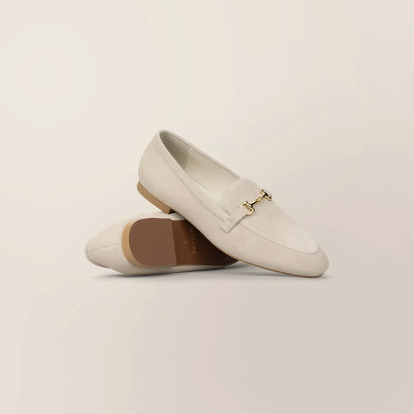 Suede Buckled Loafers