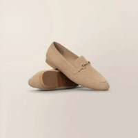 Suede Buckled Loafers