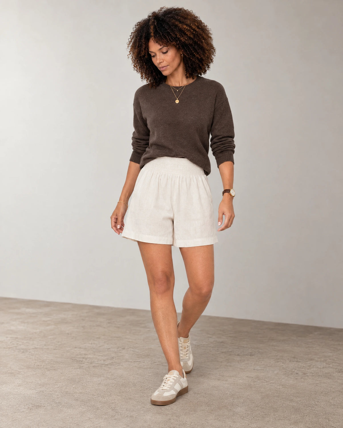 
The Amara Linen Short campaign 06