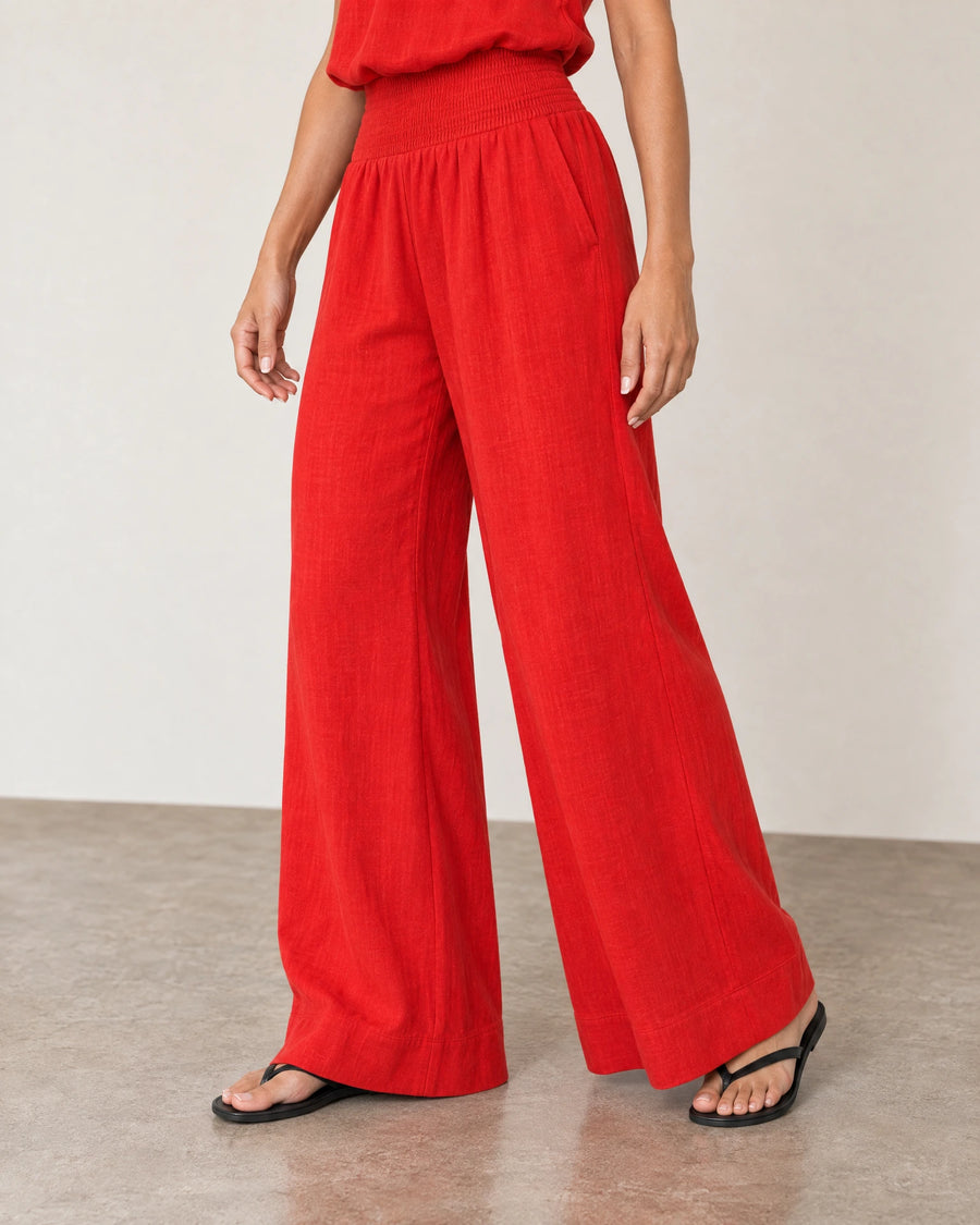 The Amara Linen Trouser