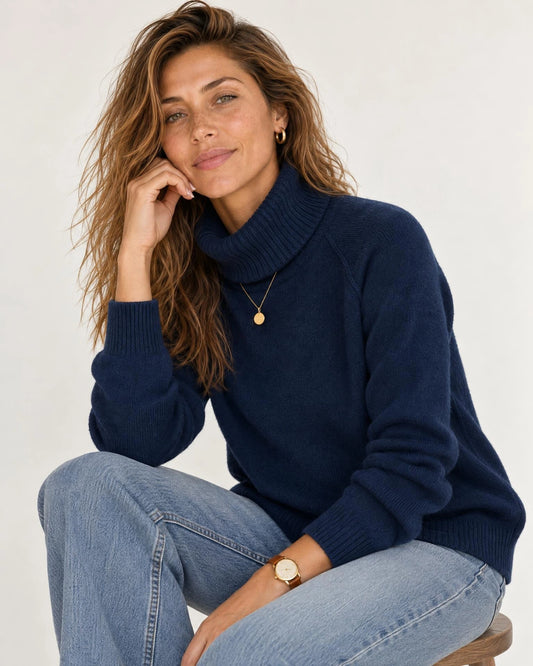 
The Arden Cashmere Blend Snood Jumper campaign 07