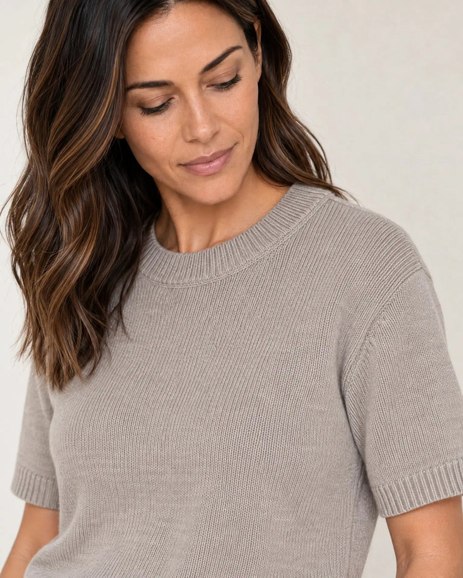 The Arla Cashmere Blend Crew Neck