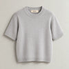 The Arla Cashmere Blend Crew Neck campaign 09|Light Taupe
