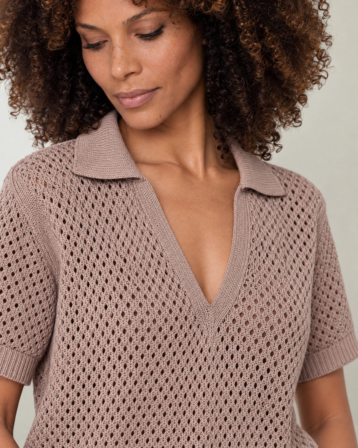 
The Bria Knit Polo campaign 03