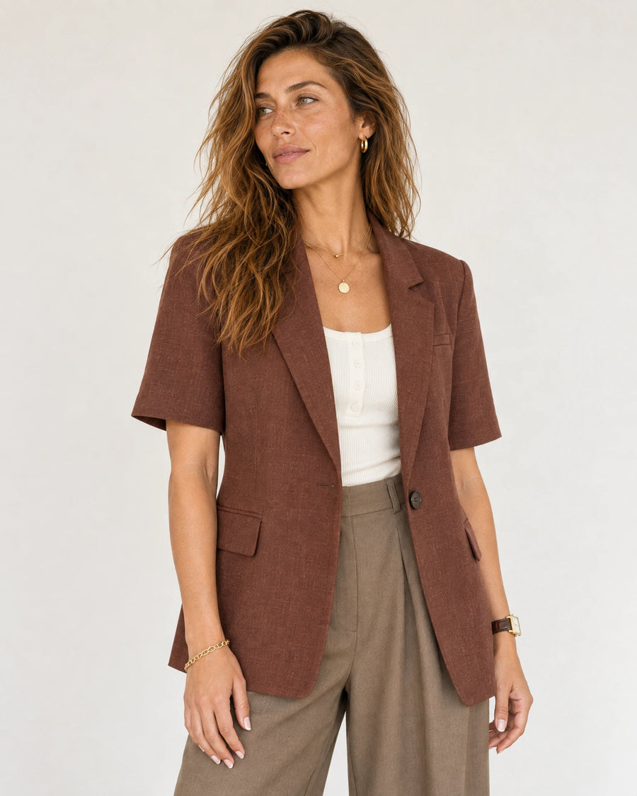 
The Eden Shoulder Pad Blazer campaign 01