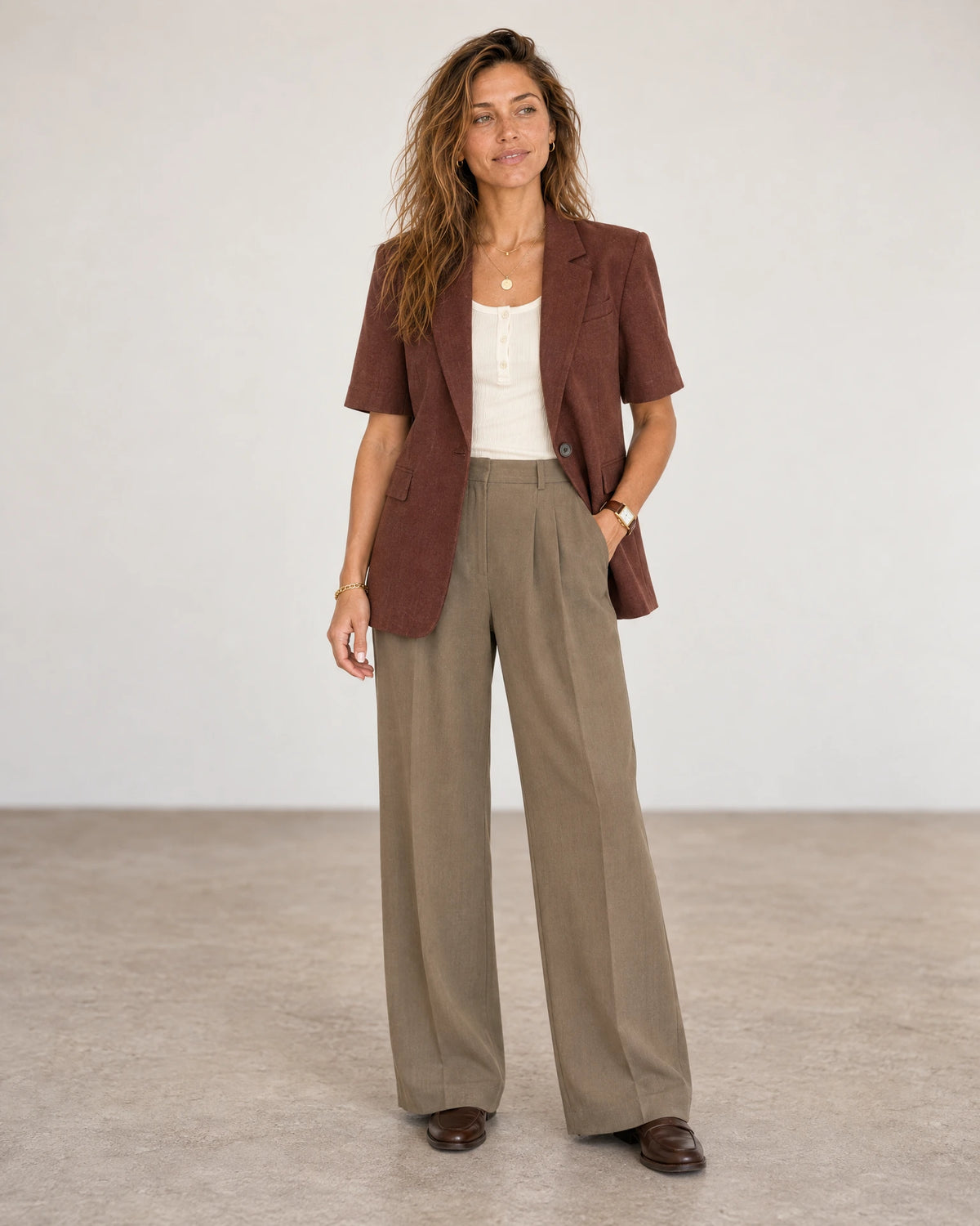 
The Eden Shoulder Pad Blazer campaign 02