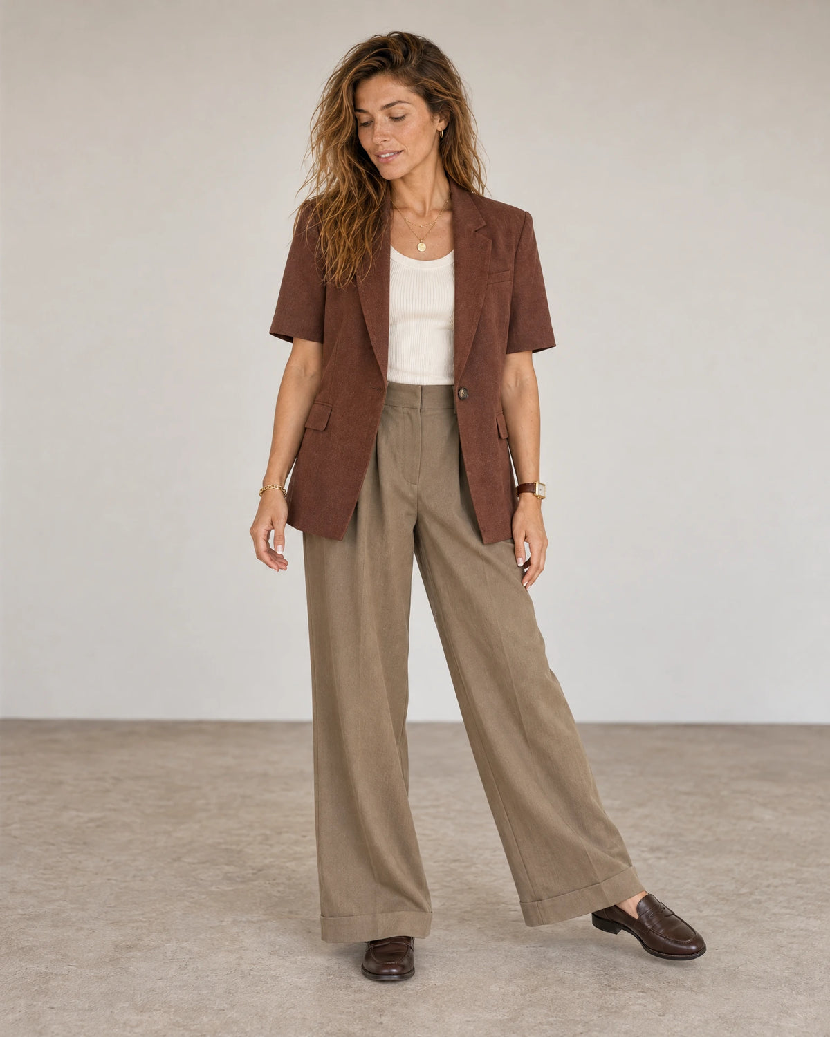 
The Eden Shoulder Pad Blazer campaign 06