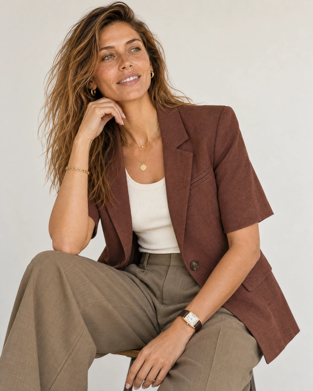 
The Eden Shoulder Pad Blazer campaign 07